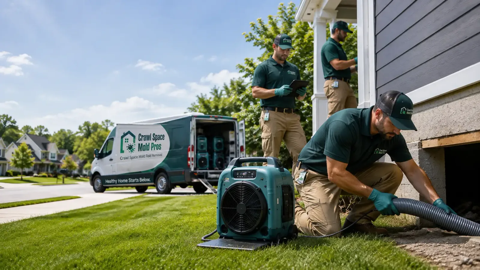 Crawl Space Mold Removal in Tolna, ND